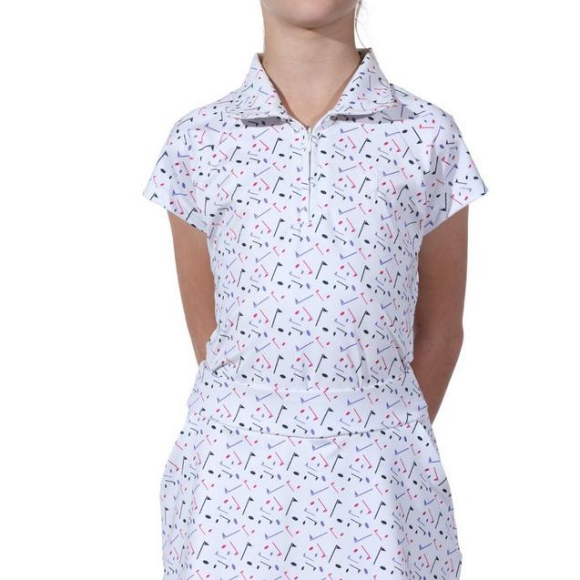GOLFHER Polo Shirt (Girl's) - Club Print