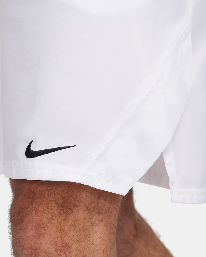 NikeCourt Dri-Fit Advantage 9" Short (Men's)- White