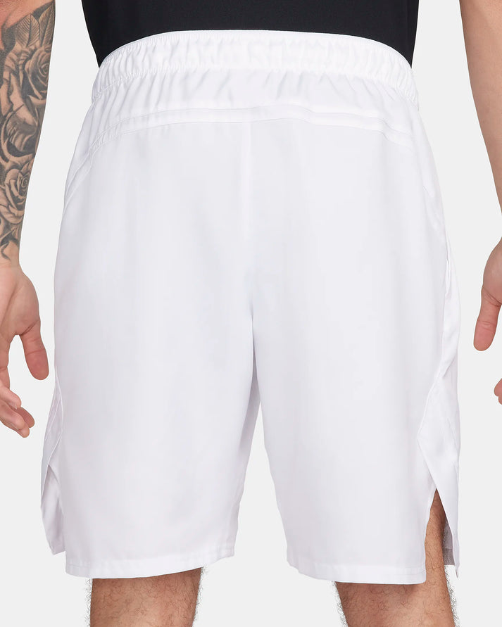 NikeCourt Dri-Fit Advantage 9" Short (Men's)- White