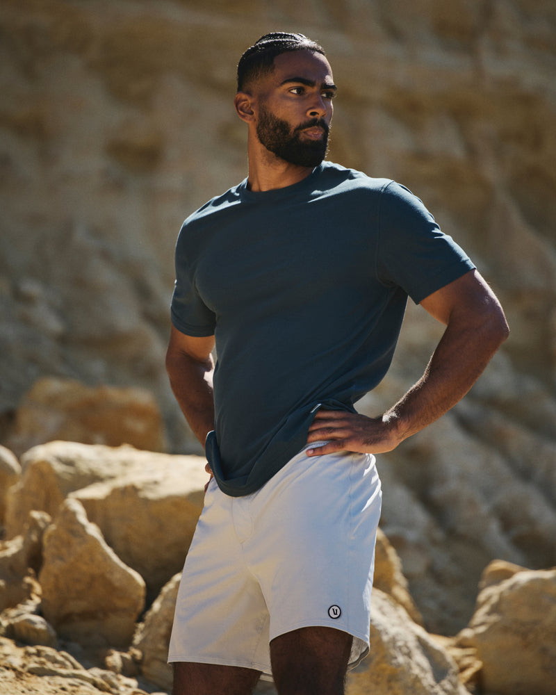 VUORI Kore Shorts (Men's)- Sky Grey