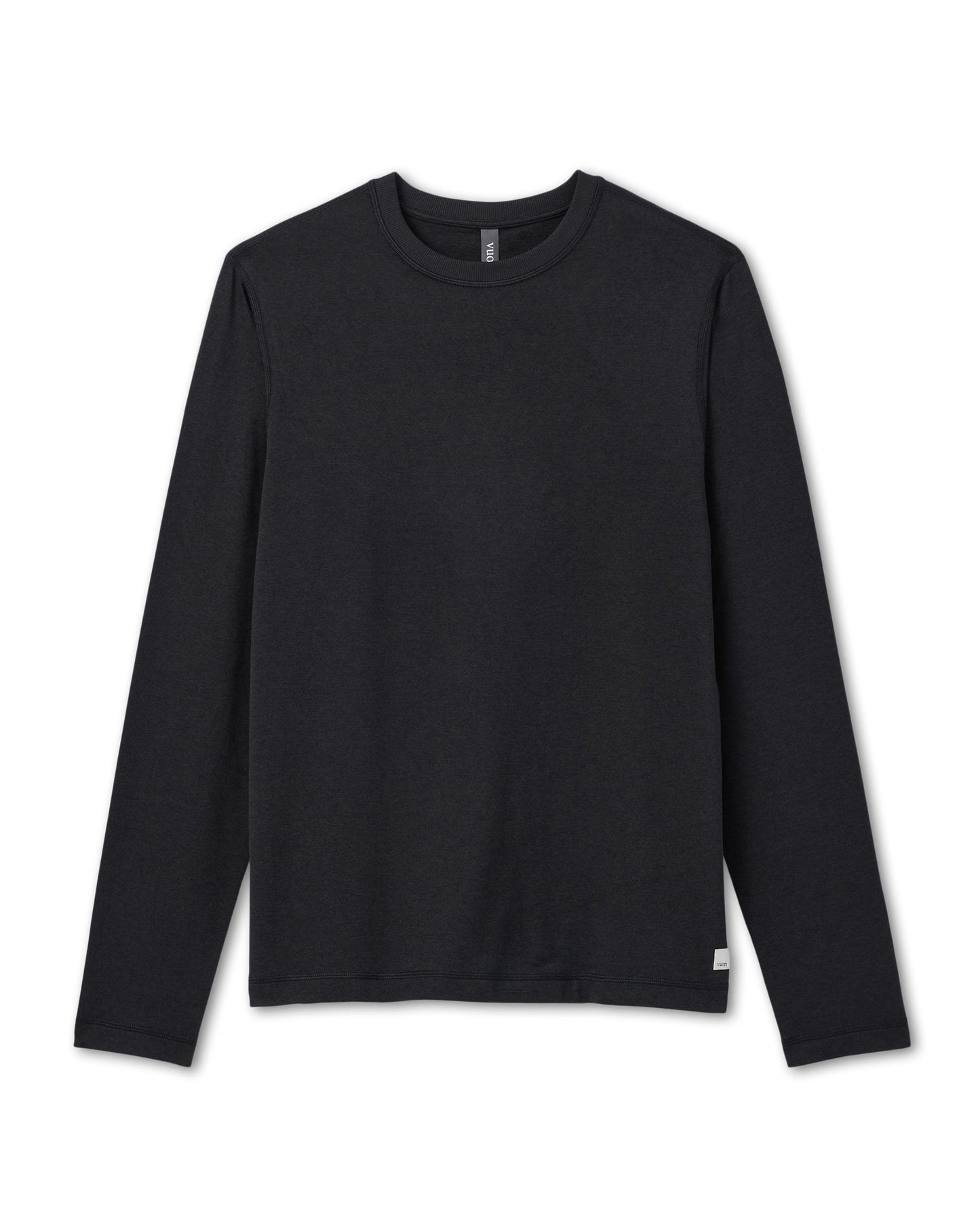 VUORI Ponto L/S Performance Tee (Men's)- Black Heather