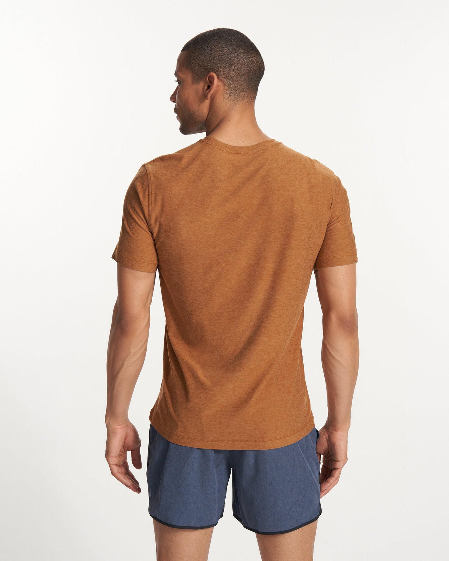 VUORI Strato Tech Tee (Men's) - Autumn Heather