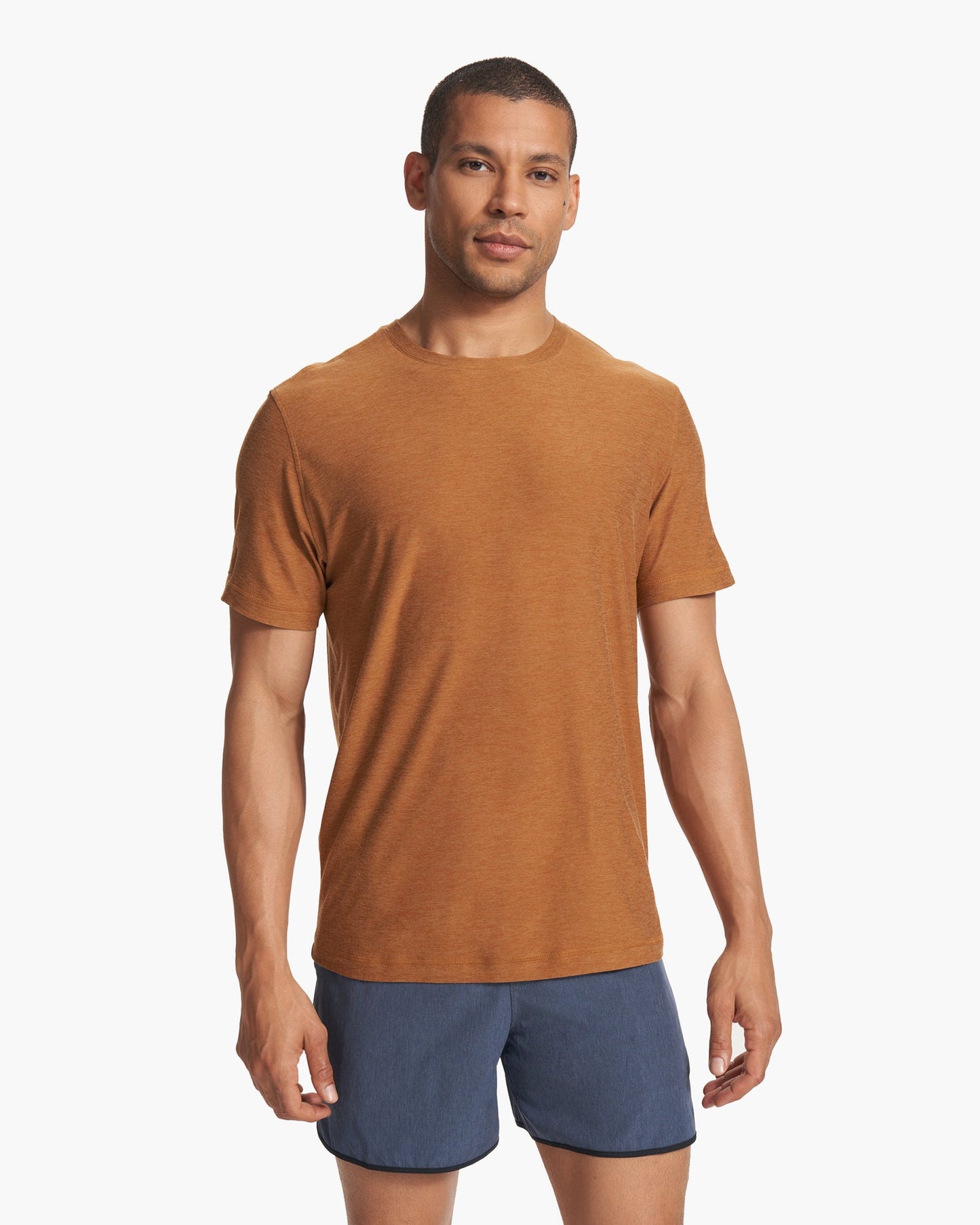 VUORI Strato Tech Tee (Men's) - Autumn Heather