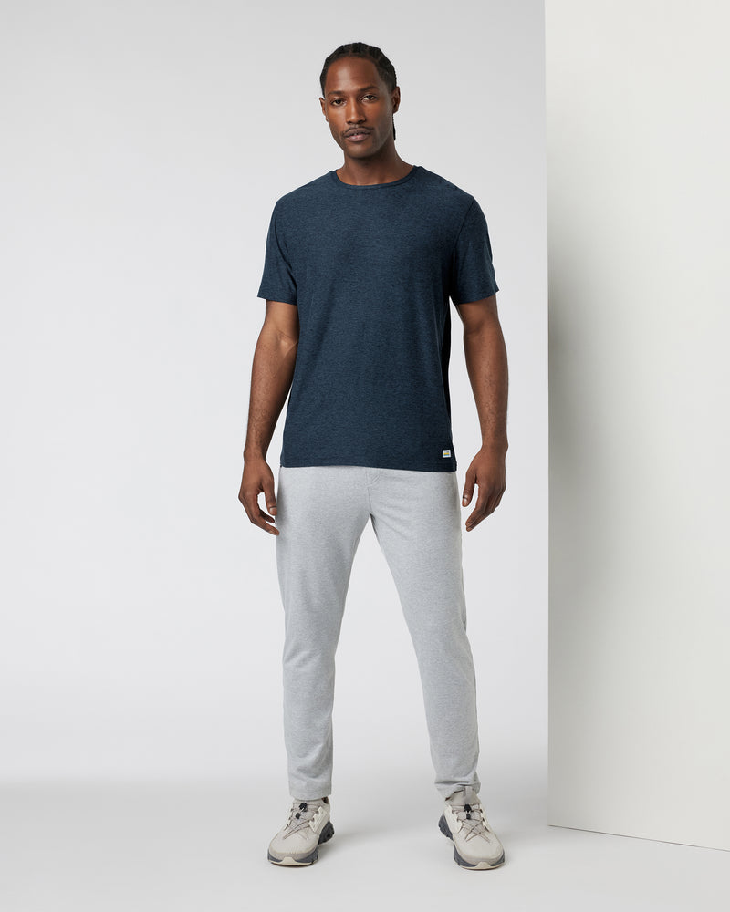 VUORI Strato Tech Tee (Men's) - Navy Heather