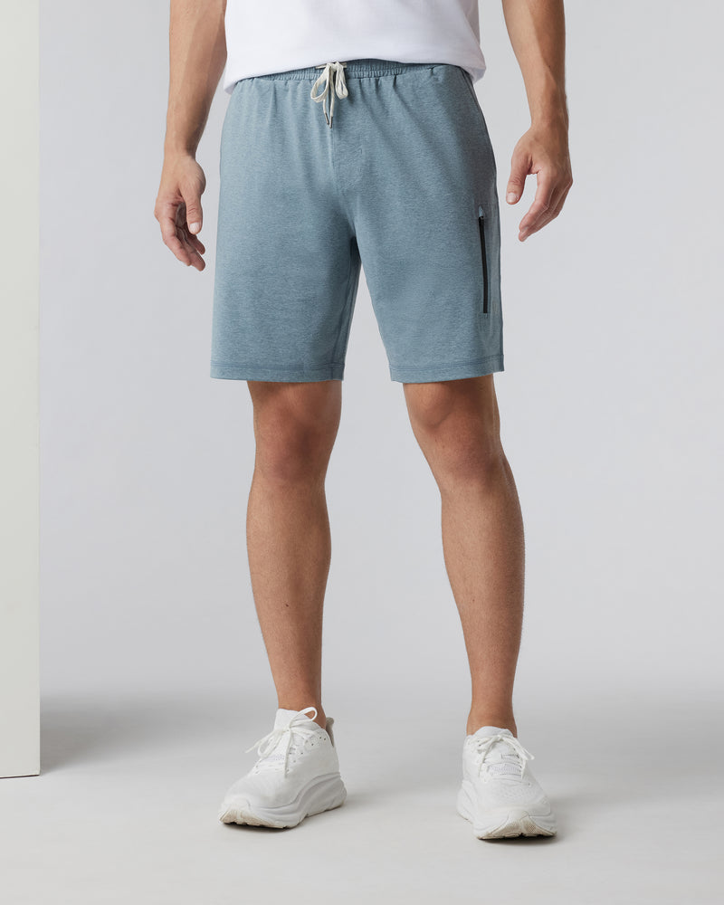 VUORI Sunday Performance Short 8"( Men's) -  Dusty Blue Heather