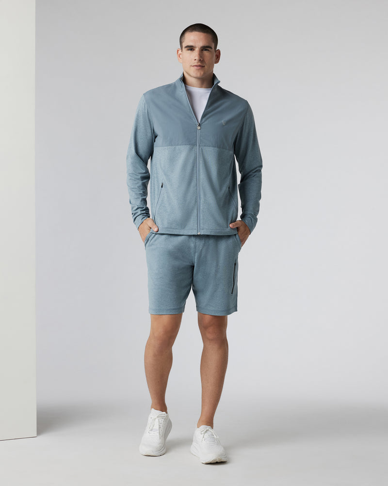 VUORI Sunday Performance Short 8"( Men's) -  Dusty Blue Heather