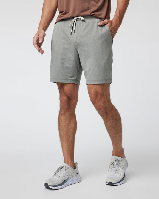 VUORI Ponto Short (Men's) - Driftwood Heather