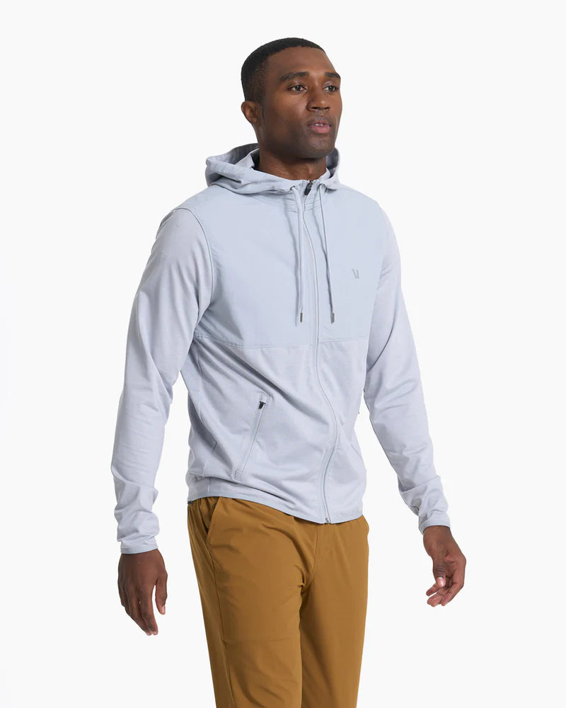 VUORI Sunday Element Jacket (Men's)- Platinum Heather