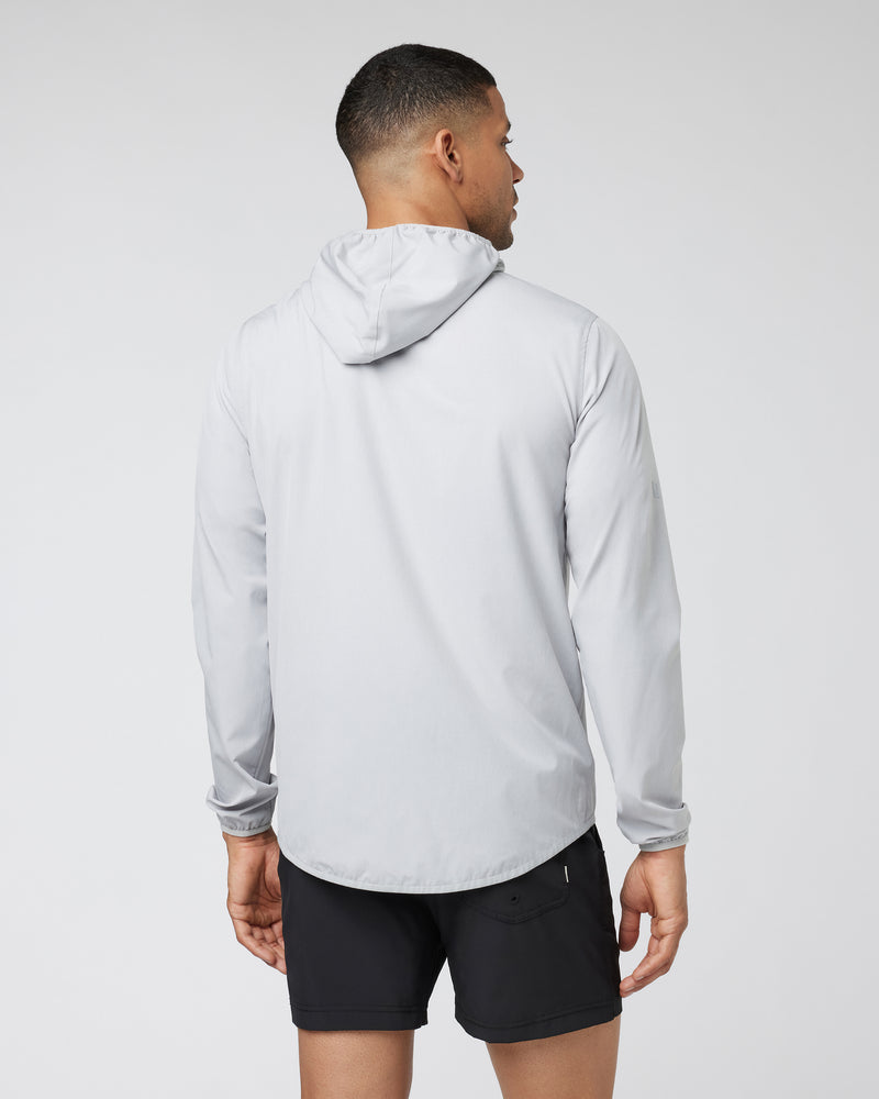 VUORI Outdoor Trainer Shell (Men's) - Plantinum Linen Texture