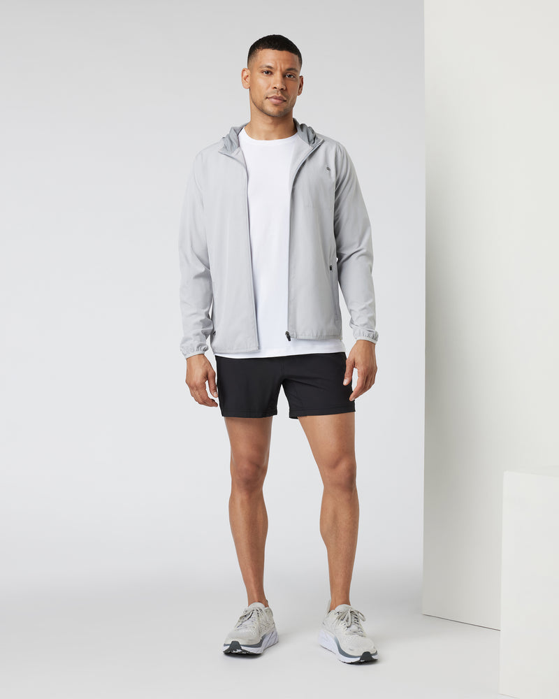 VUORI Outdoor Trainer Shell (Men's) - Plantinum Linen Texture