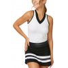 SOFIBELLA Elegance Tank- White / Black