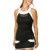 SOFIBELLA Elegance Cross Court Tank- White / Black