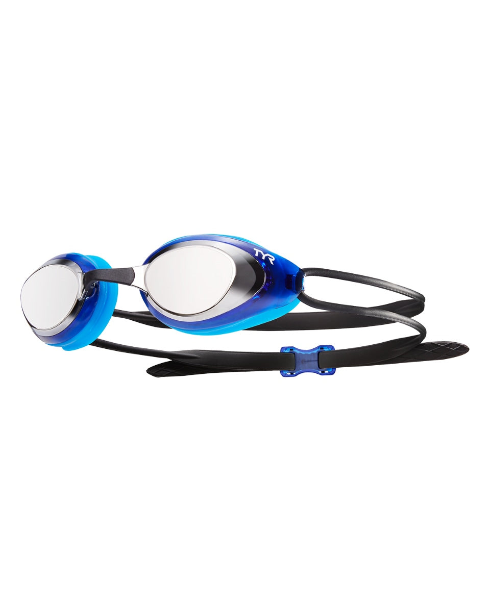 TYR Black Hawk Mirrored Racing Adult Swim Goggles