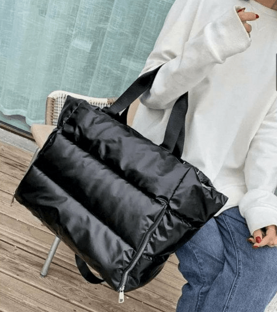 preneLOVE Tennis Puffer Tote Bag
