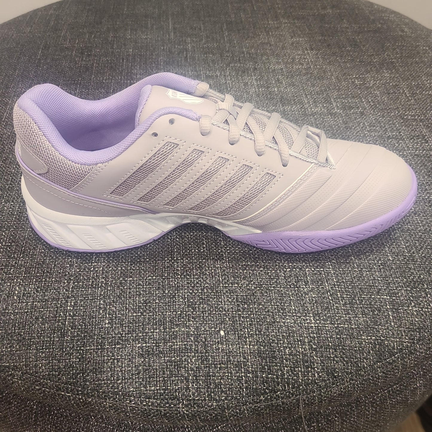 K SWISS Big Shot Light 4 Tennis Shoe (Women's) - Rain/ White/Purple