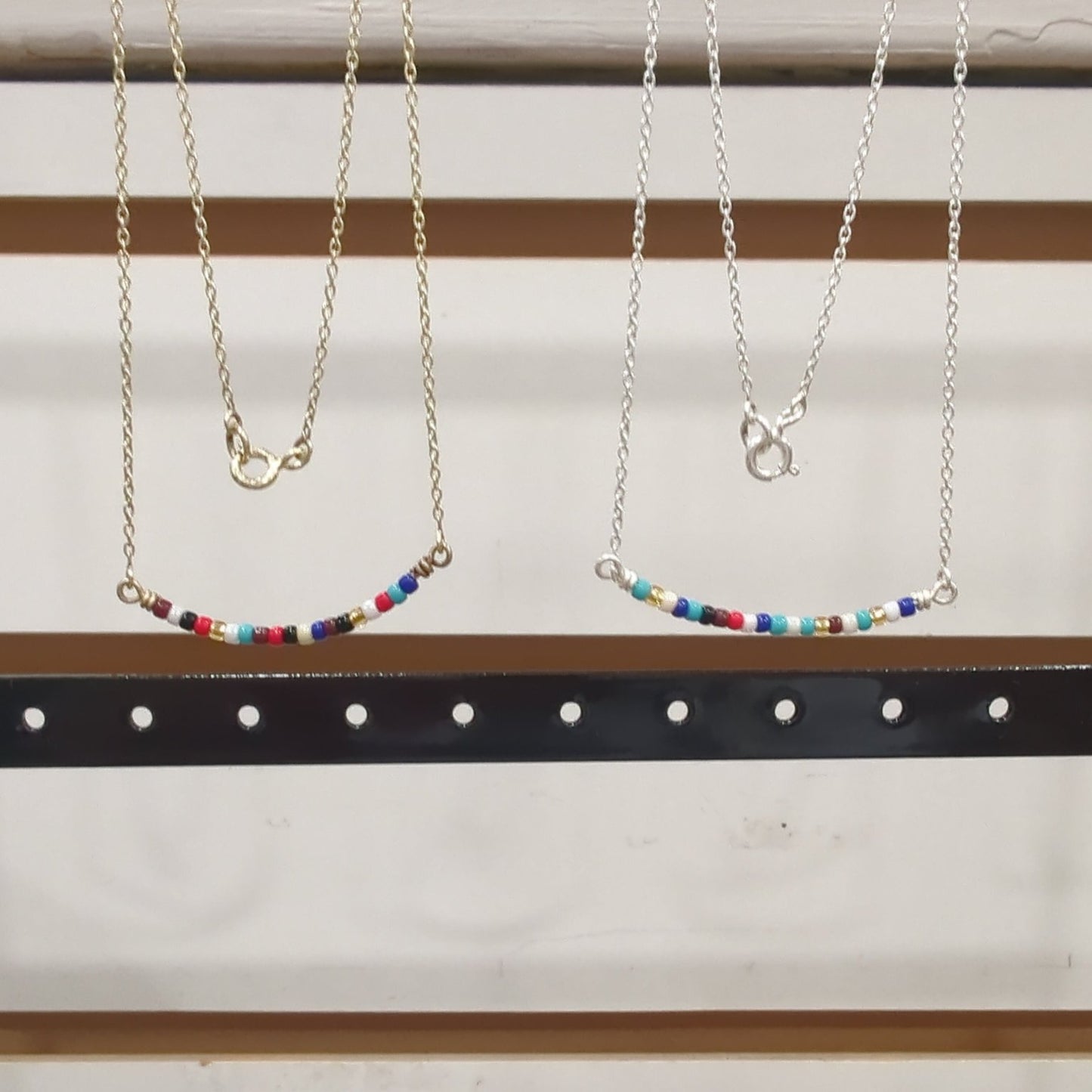 BAMBU Jewelry - Necklace- Multicolored Bead Bar