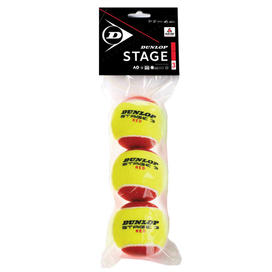 DUNLOP Stage 3 Red Tennis Balls