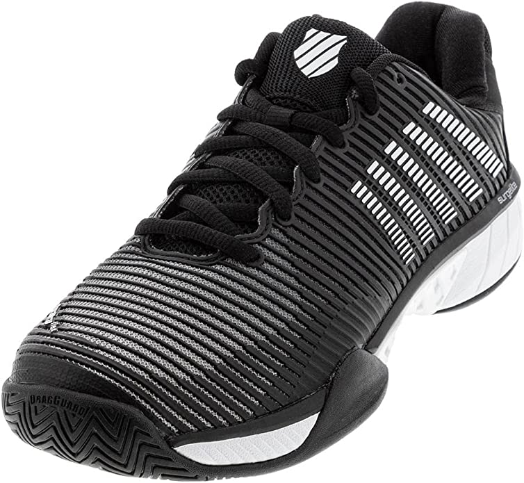 K SWISS Hypercourt Express 2 Tennis Shoe (Men's) - Black/ White/ Highrise