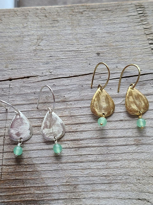 BAMBU Jewelry - Earrings - Dainty Teal Drop