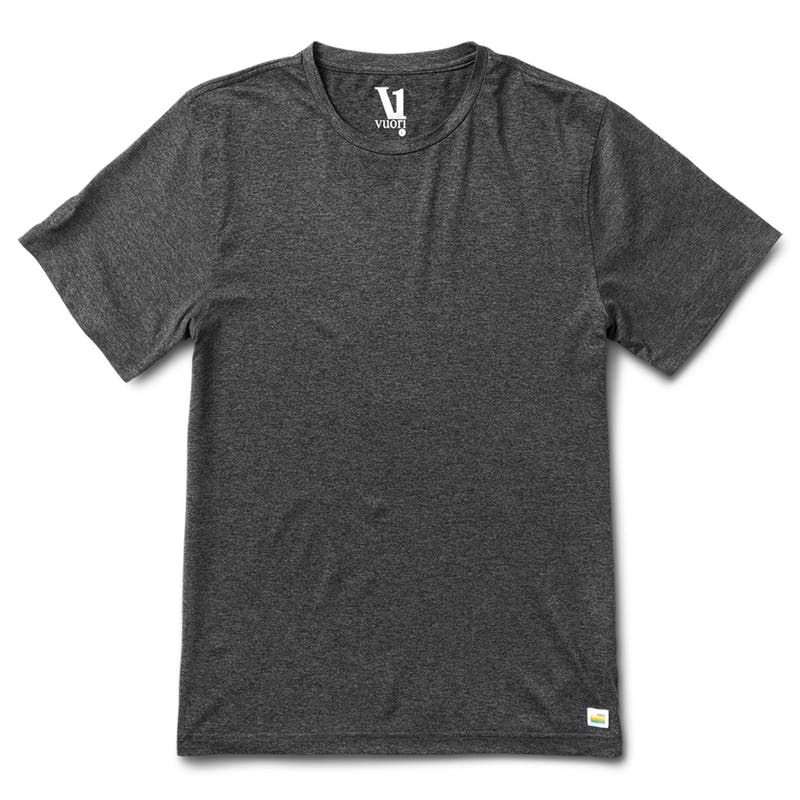 VUORI Strato Tech Tee (Men's) - Charcoal Heather