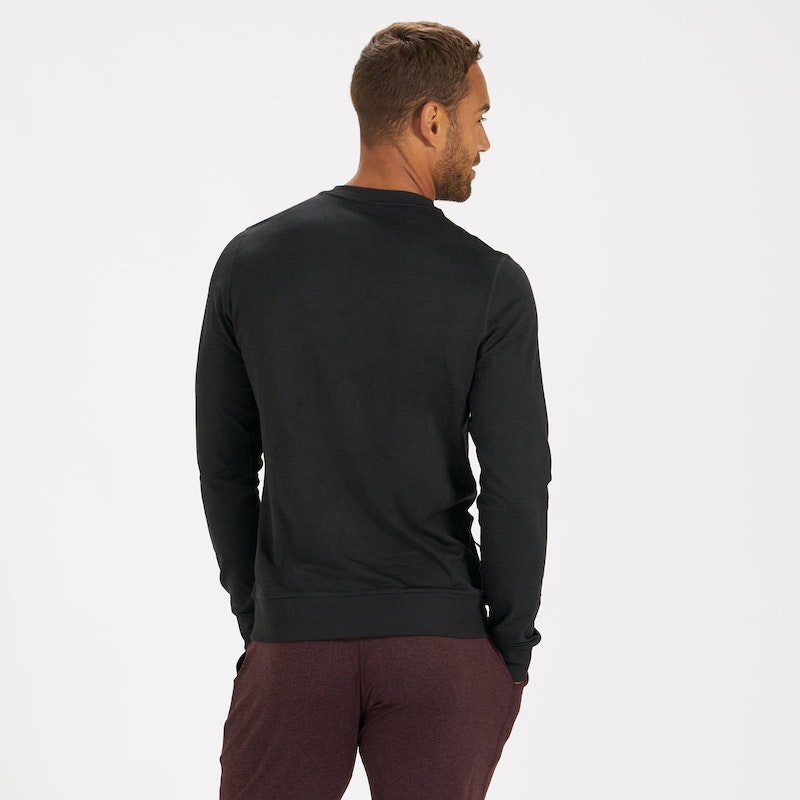 VUORI Ponto Performance Crew (Men's) - Heather Black