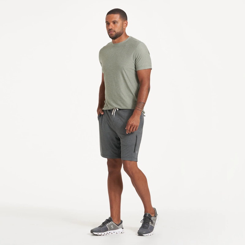 VUORI Sunday Performance Short (Men's) - Charcoal Heather