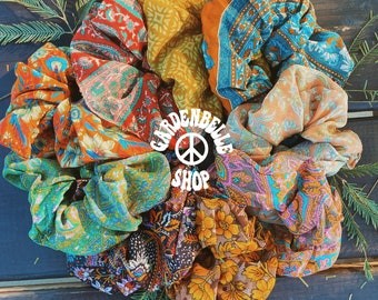 SILK Sari Scrunchie - Assorted