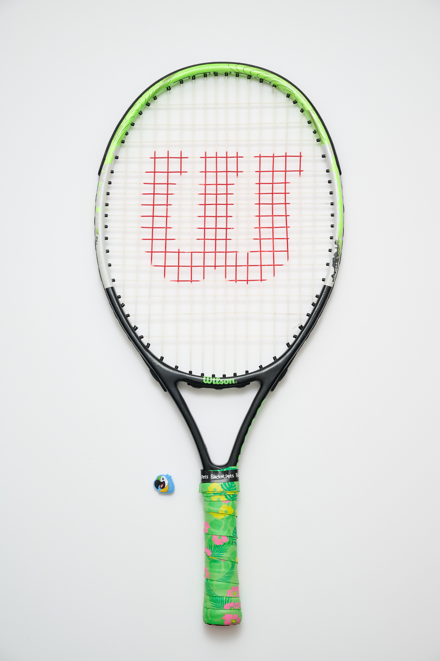 Parrot Tennis Overgrip Tape and Matching Shock Absorbing