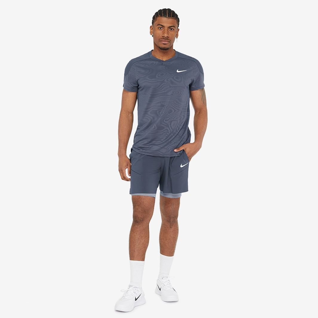 NikeCourt Dri-Fit Slam Short (Men's)- Thunder Blue