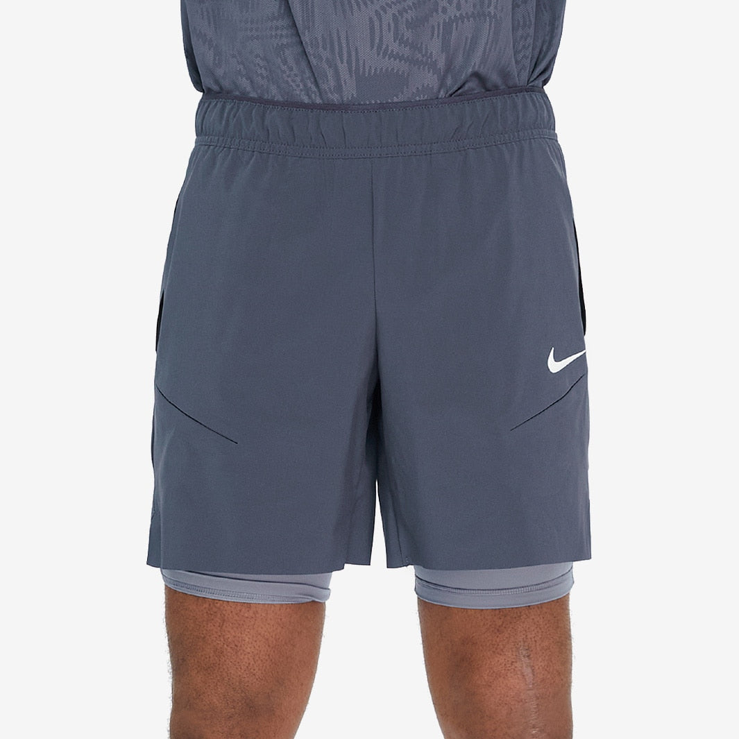 NikeCourt Dri-Fit Slam Short (Men's)- Thunder Blue