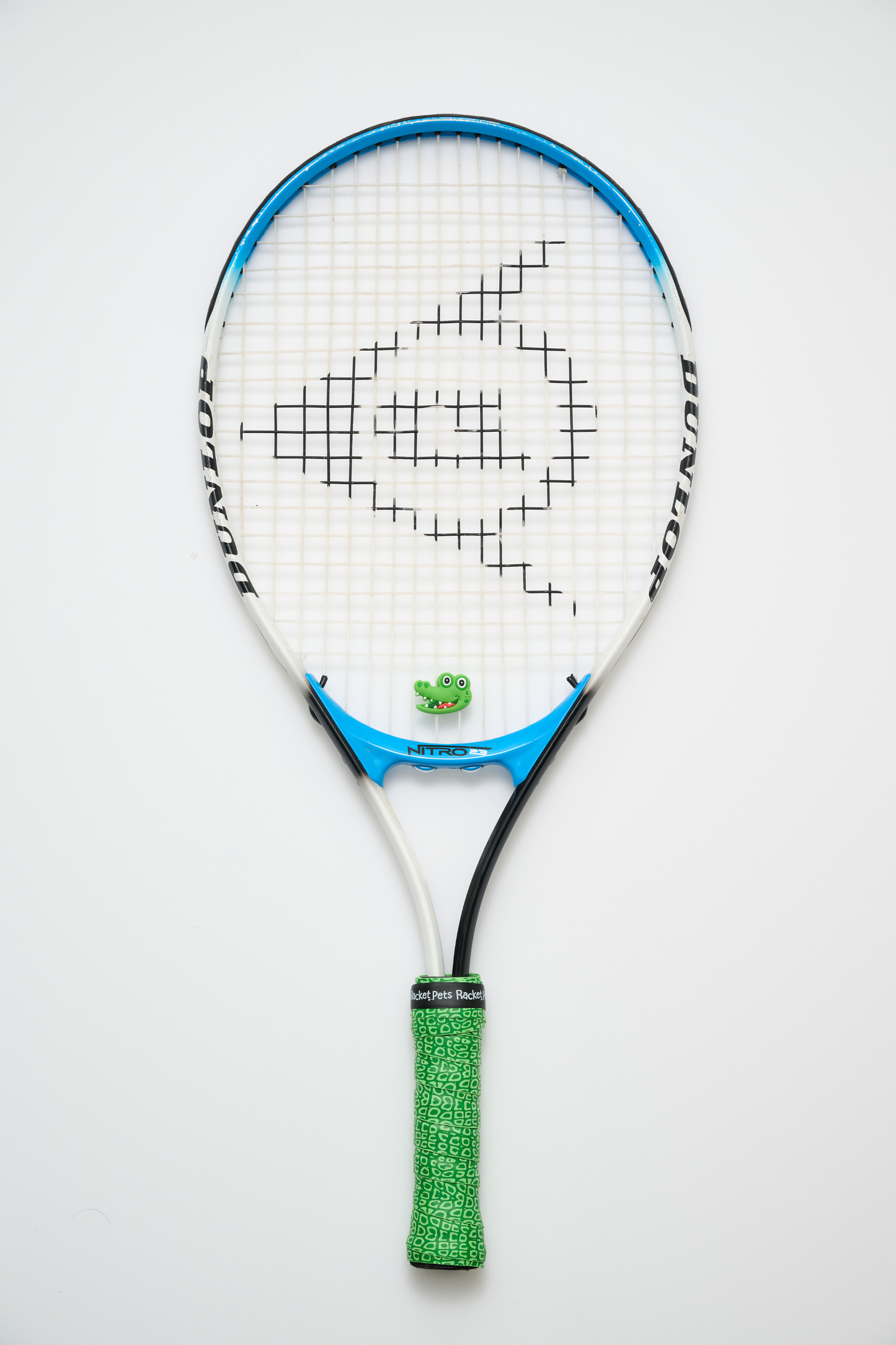 Alligator Green Tennis Overgrip Tape and Matching Shock Abso