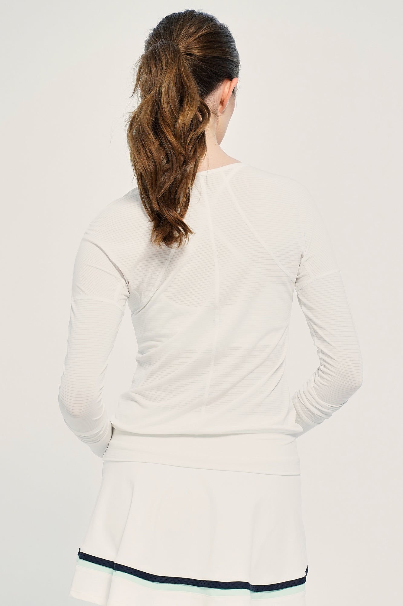 LIJA New Stripe Slay Long Sleeve (Women's)- White