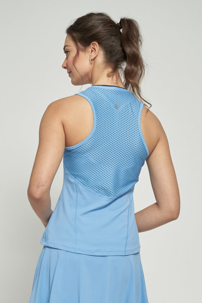 LIJA Elite Victory Tank (Women's)- French Blue / Dark Navy
