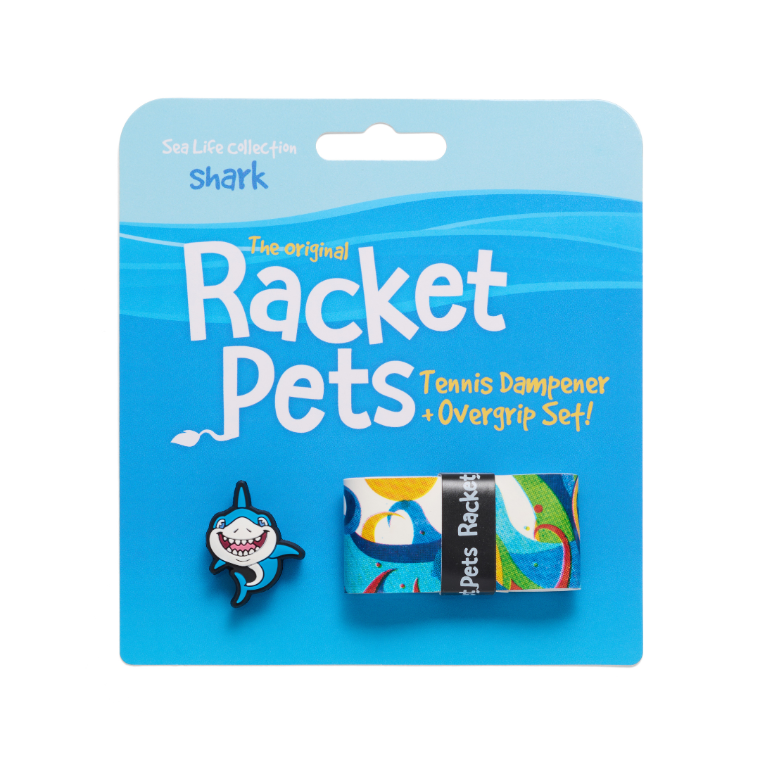 Shark Tennis Overgrip Tape and Matching Shock Absorber