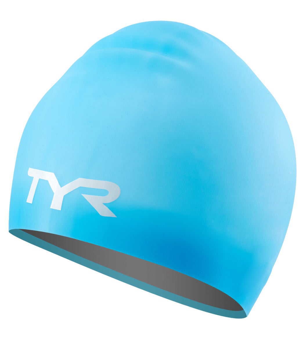 TYR Silicone Wrinkle Free Swim Caps - Youth