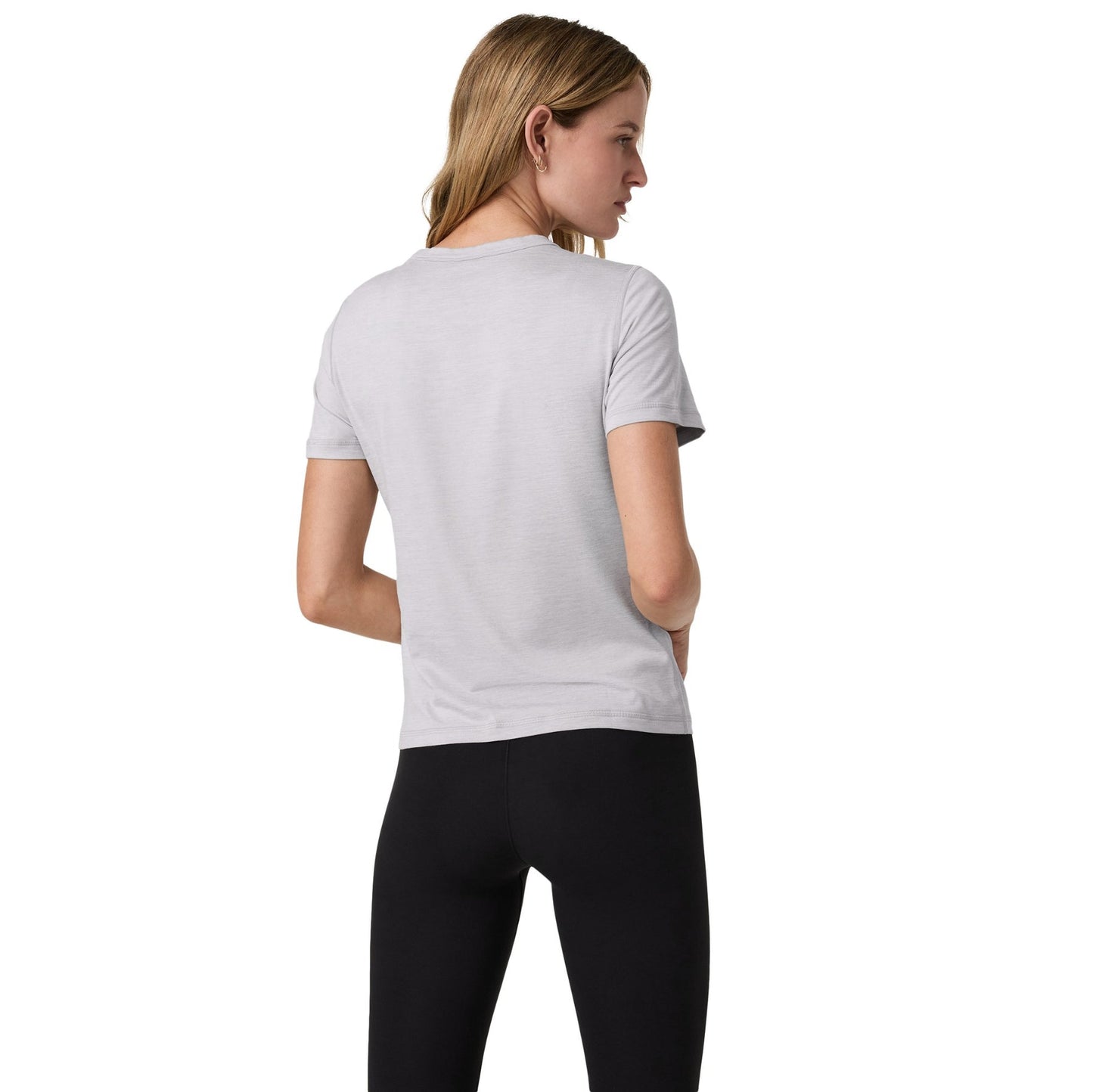 VUORI Short Sleeve Lux Tee  (Women's) -  Light Heather Gray