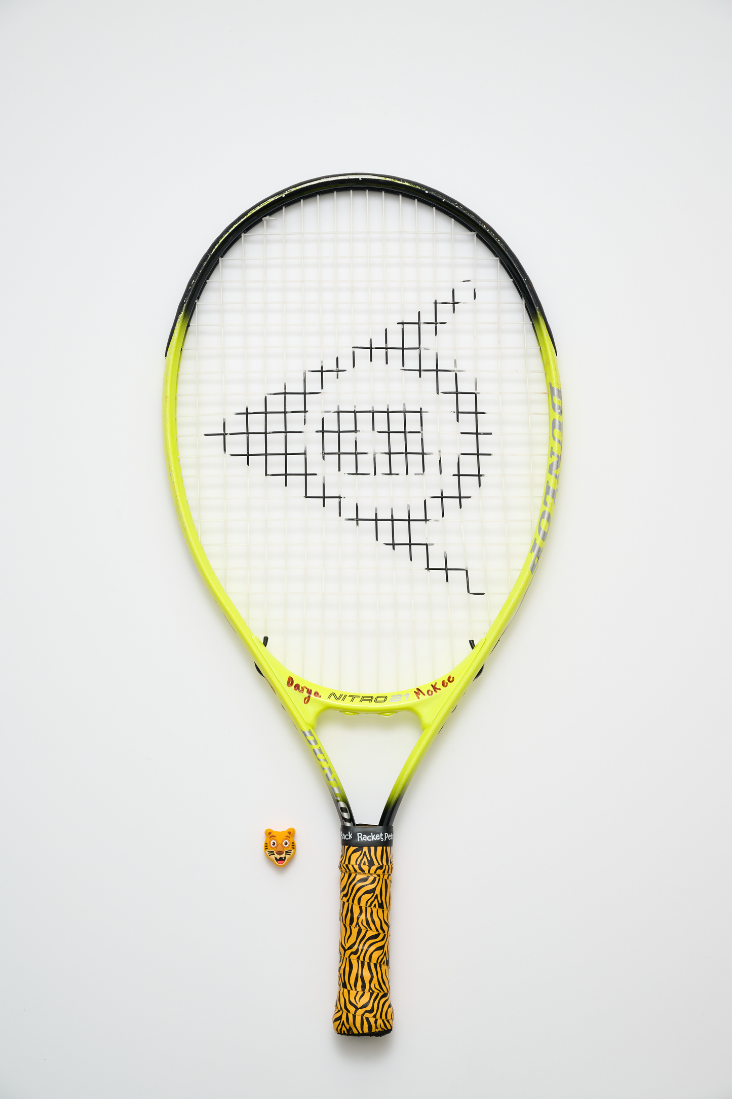Tiger Orange Tennis Overgrip Tape with Racket Dampener