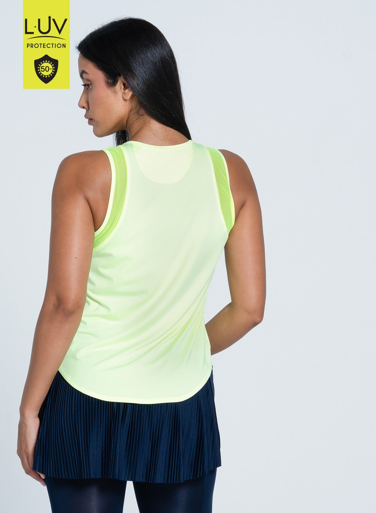 LUCKY IN LOVE  Chill Out Tank  (Women's) - Lemon Frost