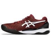 ASICS Gel Resolution 9 Tennis Shoes (Mens) - Antique Red/White