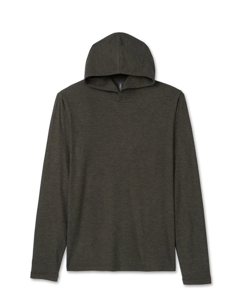 VUORI Strato Tech Hoodie (Men's) - Balsam Heather