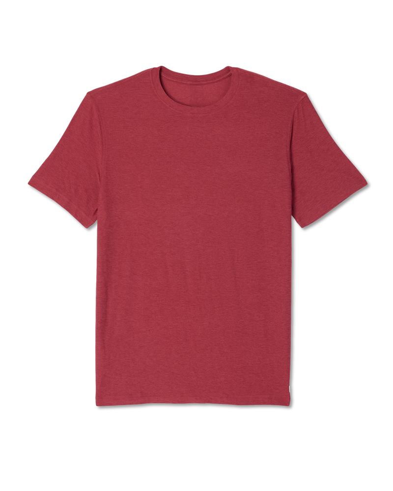 VUORI Strato Tech Tee (Men's) - Sour Cherry Heather