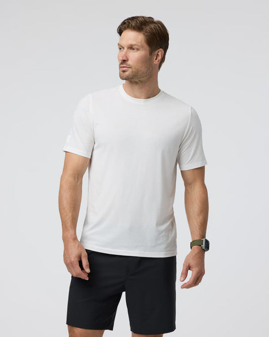 VUORI Current Tech Tee (Men's) - White