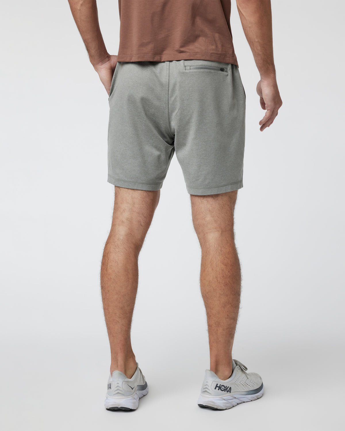 VUORI Ponto Short (Men's) - Driftwood Heather