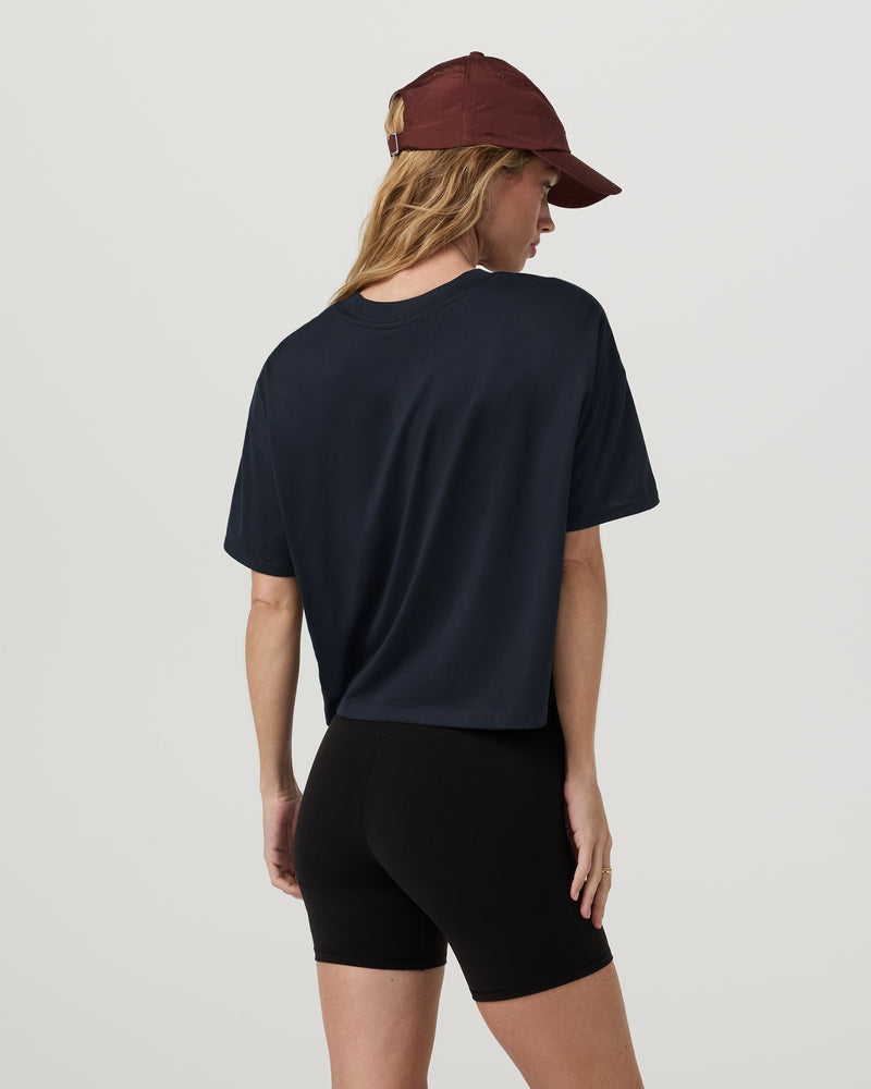 VUORI  Energy Tee Long  (Women's)- Black Heather