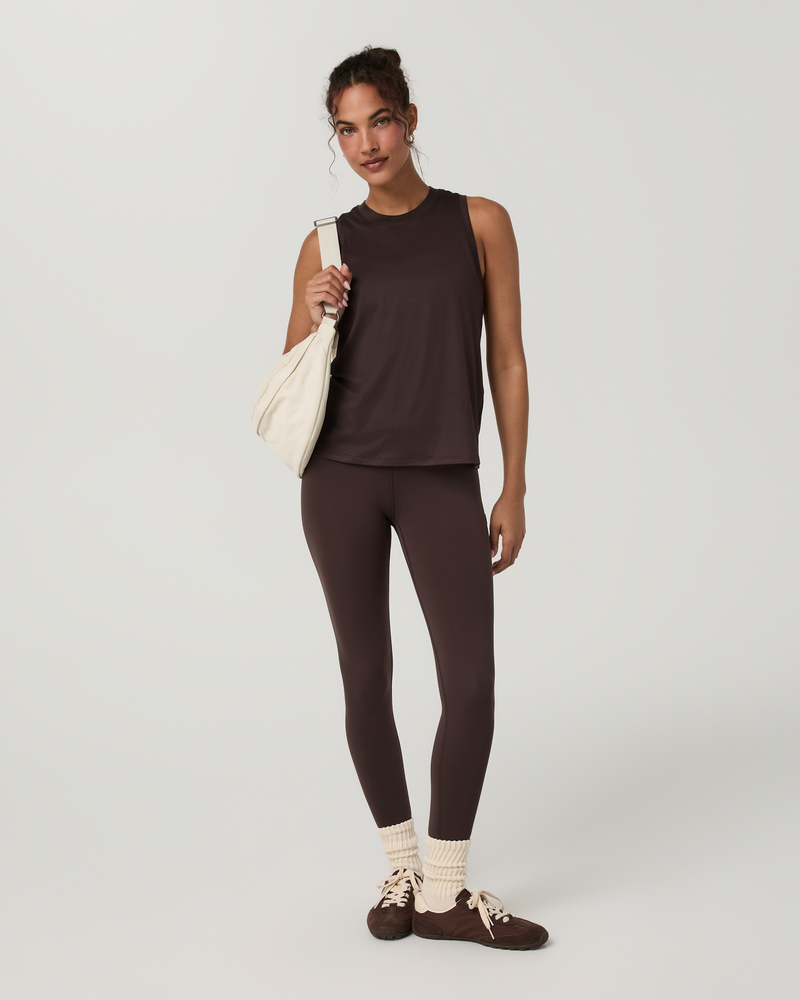 VUORI  Energy Top Long Tank  (Women's)- French Roast