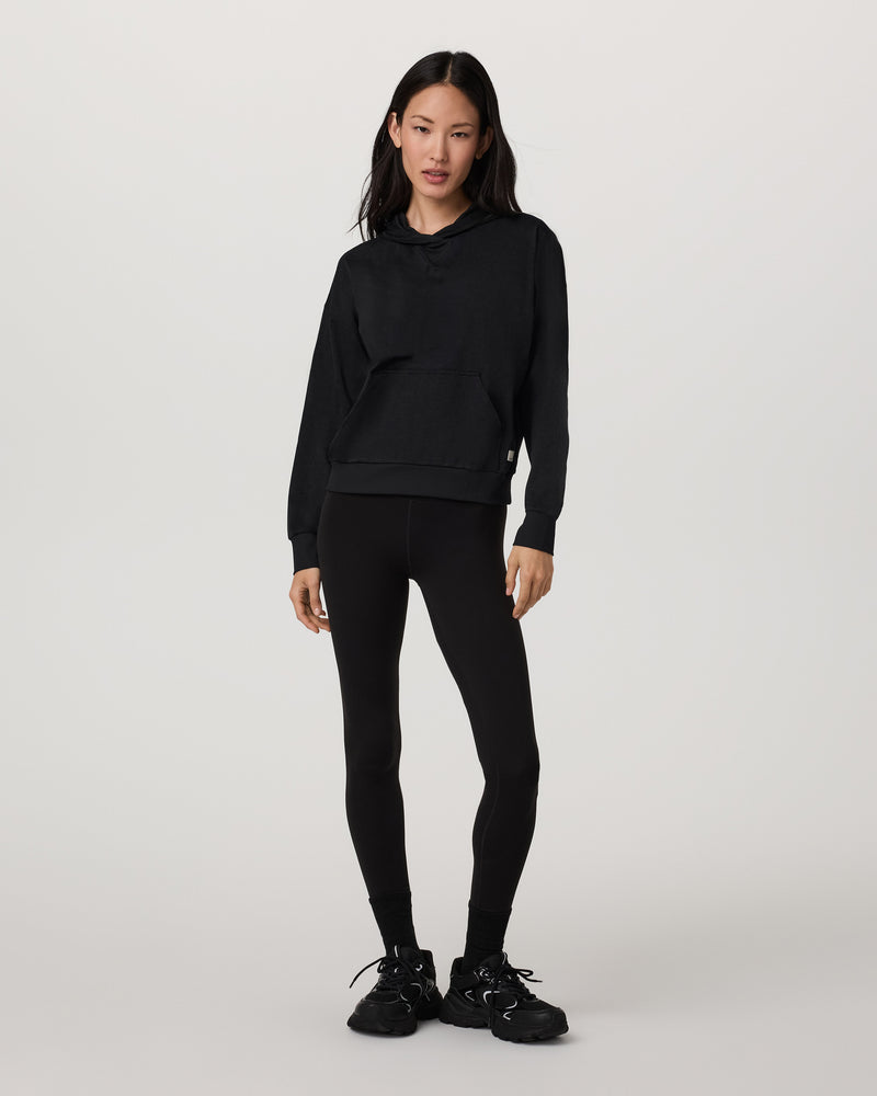 VUORI Halo Modern Pullover Hoodie  (Women's) -  Black Heather