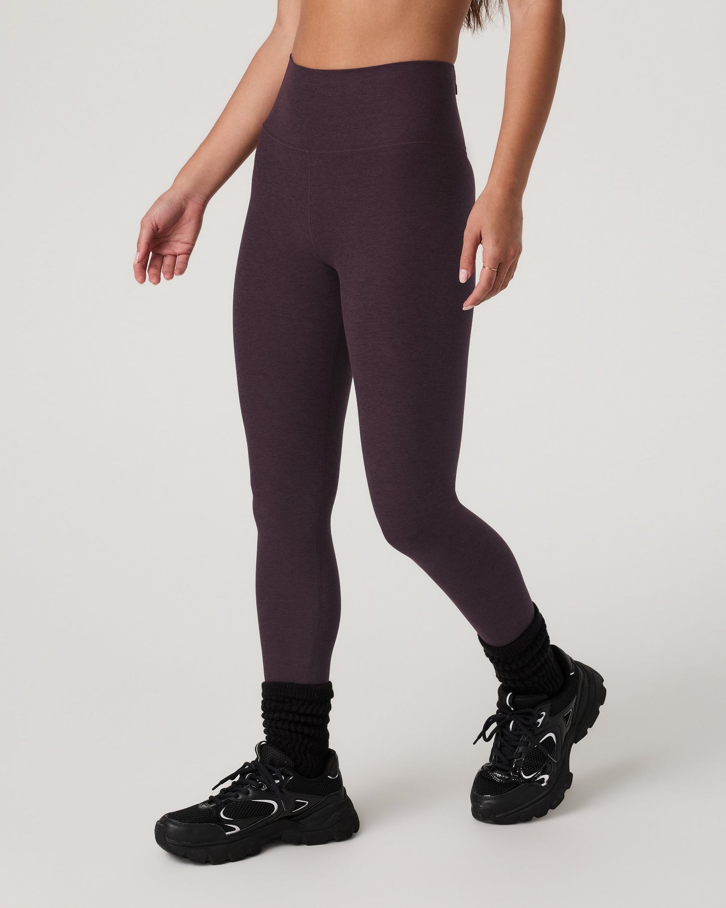 VUORI Clean Elevation Leggings (Women's)- Raisin Heather