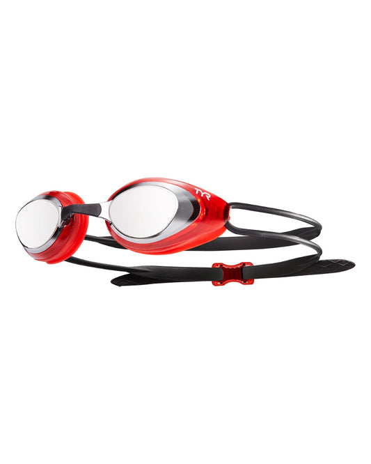 TYR Black Hawk Mirrored Racing Adult Swim Goggles