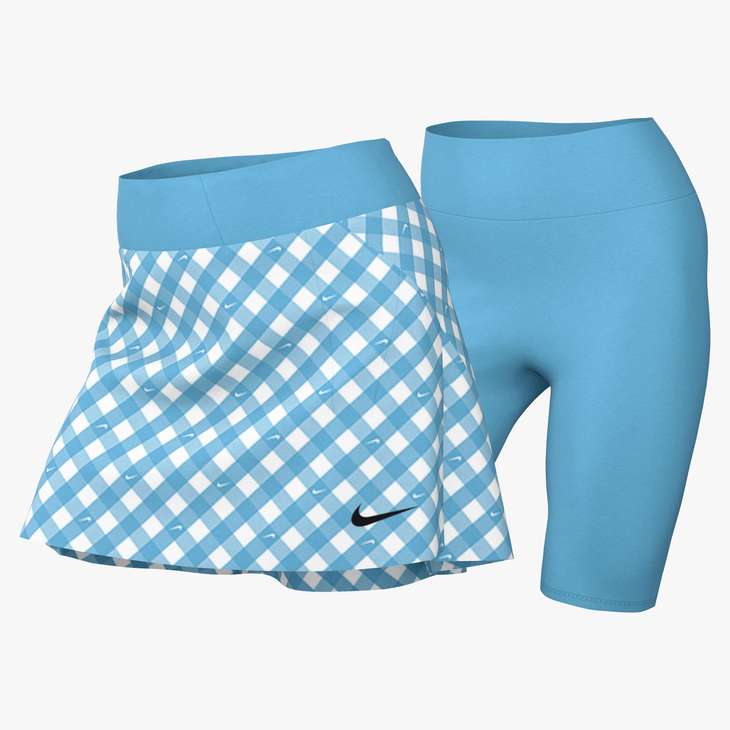 NIKE DriFit Club Tennis Skirt (Women's) - Baltic Blue
