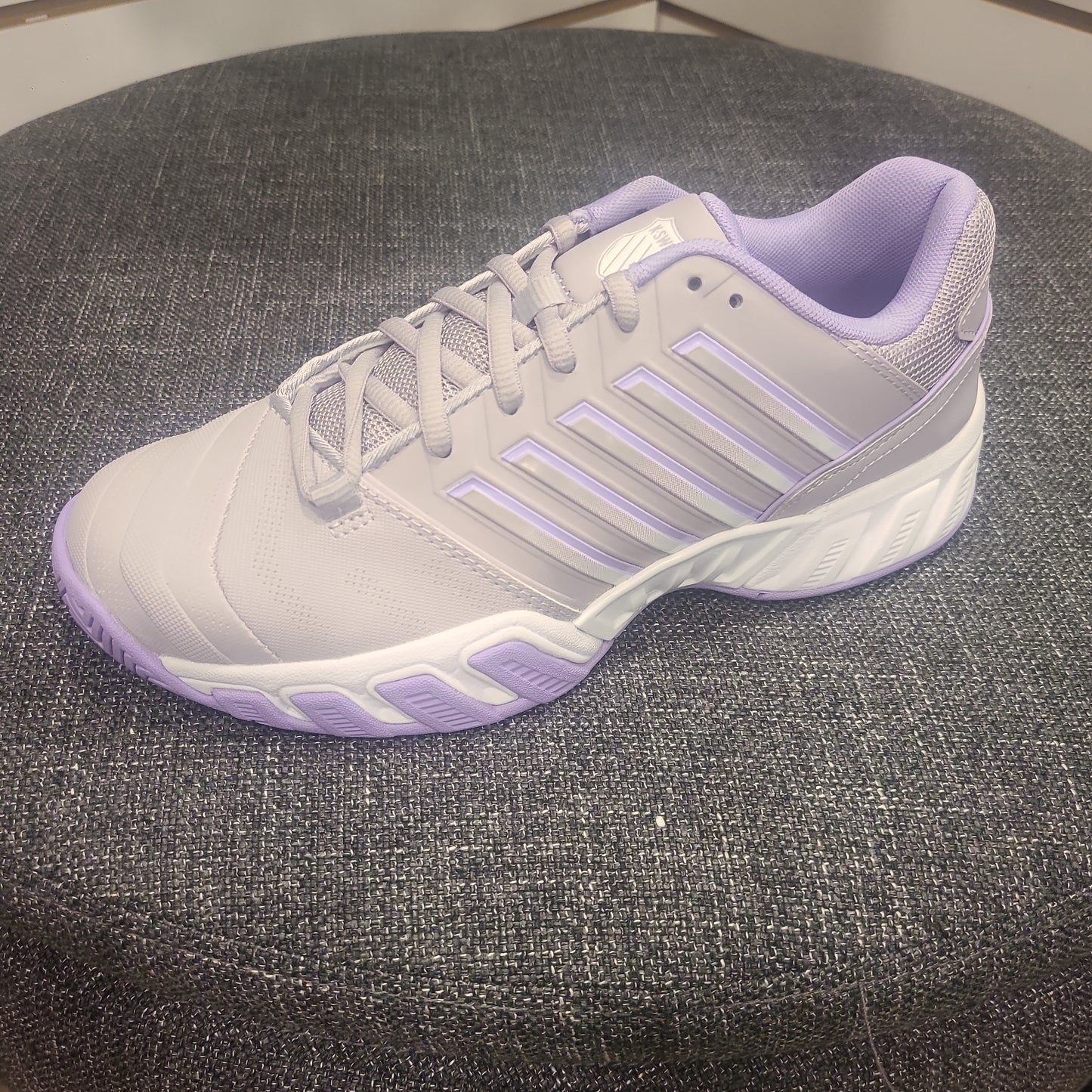 K SWISS Big Shot Light 4 Tennis Shoe (Women's) - Rain/ White/Purple